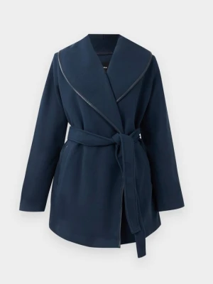 Klasyczny płaszcz Vero Moda granatowy