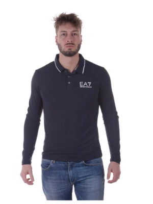 Klasyczny Polo Shirt dla Mężczyzn Emporio Armani EA7