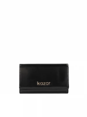Klasyczny portfel damski z licowej skóry Kazar
