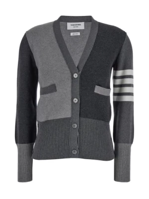 Klasyczny Sweter Milano Szary Thom Browne