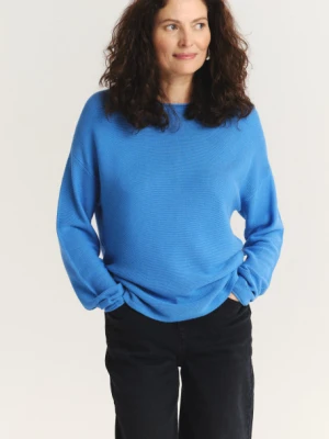 Klasyczny sweter w błękitnym kolorze Greenpoint