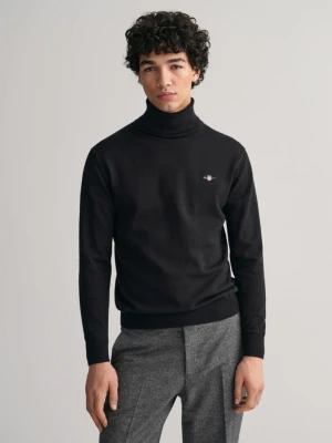 Klasyczny sweter z bawełny, golf GANT