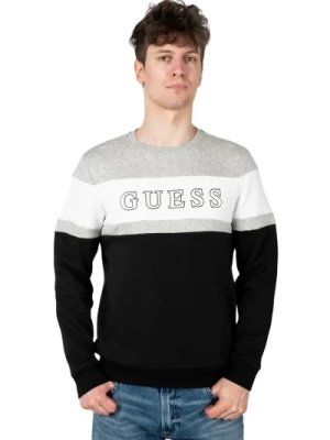 Klasyczny Sweter z Okrągłym Dekoltem Guess