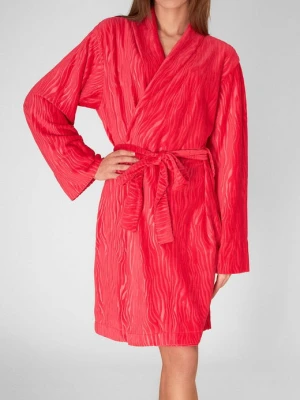 Klasyczny szlafrok damski z weluru Cherry Poupee Marilyn