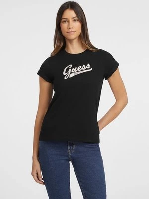 Klasyczny T-Shirt Logo Script Guess