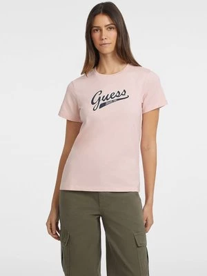 Klasyczny T-Shirt Logo Script Guess