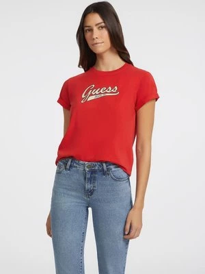 Klasyczny T-Shirt Logo Script Guess