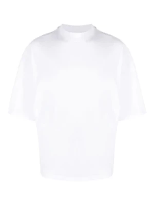 Klasyczny T-shirt z bawełny Jil Sander