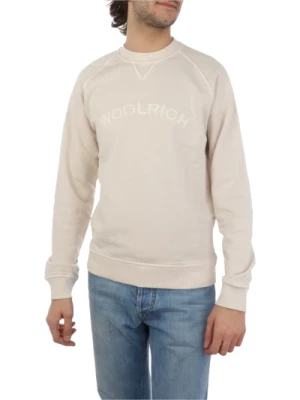 Klasyczny Varsity Crewneck Sweatshirt Woolrich