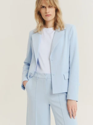 Klasyczny żakiet w kolorze baby blue Greenpoint