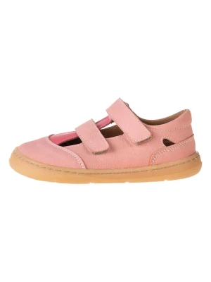 kmins Skórzane buty w kolorze jasnoróżowym do chodzenia na boso rozmiar: 30
