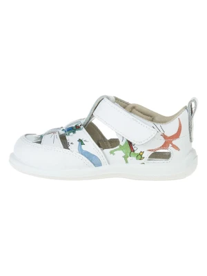 kmins Skórzane półsandały w kolorze białym rozmiar: 24