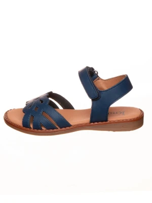 kmins Skórzane sandały w kolorze granatowym rozmiar: 30