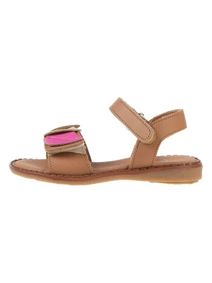 kmins Skórzane sandały w kolorze jasnobrązowym rozmiar: 29