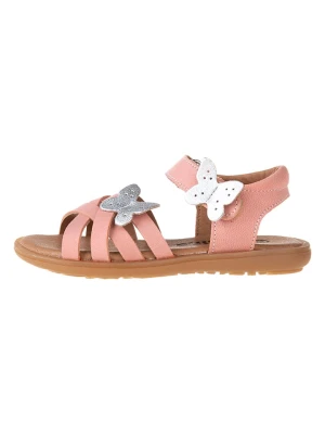 kmins Skórzane sandały w kolorze jasnoróżowym rozmiar: 26