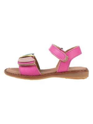 kmins Skórzane sandały w kolorze różowym rozmiar: 33