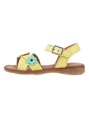 kmins Skórzane sandały w kolorze żółtym rozmiar: 29
