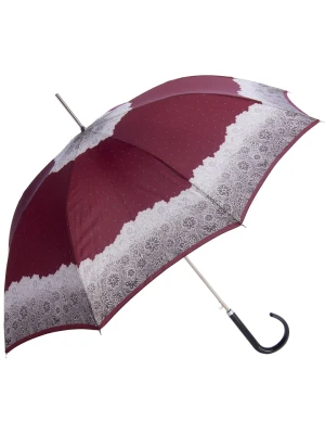 Knirps Parasol "Carbonsteel Lang AC" w kolorze ciemnoczerwono-szarym rozmiar: onesize