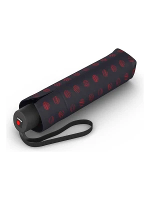 Knirps Parasol w kolorze czarno-czerwonym rozmiar: onesize