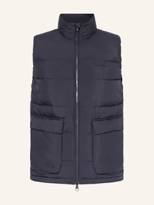 Knowledgecotton Apparel Kamizelka Pikowana blau