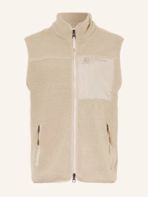 Knowledgecotton Apparel Kamizelka Polarowa beige