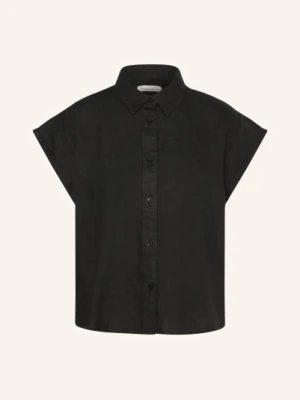 Knowledgecotton Apparel Koszula Aster Z Lnu schwarz