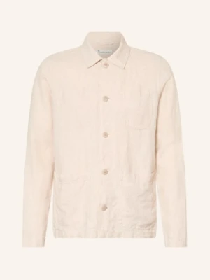 Knowledgecotton Apparel Koszula Wierzchnia Z Lnu beige