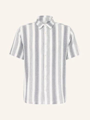 Knowledgecotton Apparel Koszula Z Krótkim Rękawem blau