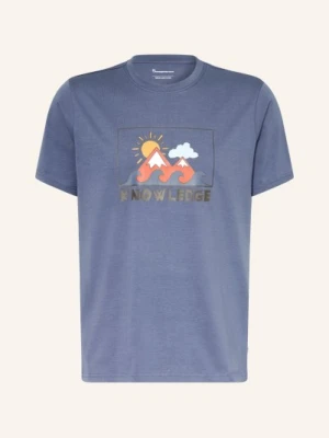 Knowledgecotton Apparel Koszulka blau