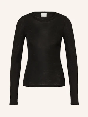 Knowledgecotton Apparel Koszulka Z Długim Rękawem schwarz