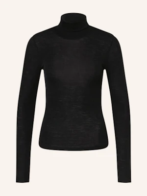 Knowledgecotton Apparel Koszulka Z Długim Rękawem schwarz