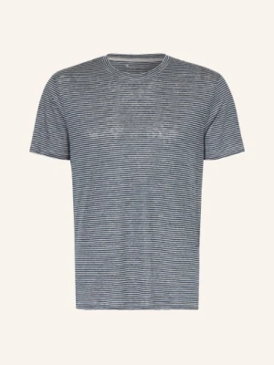 Knowledgecotton Apparel Koszulka Z Lnu blau