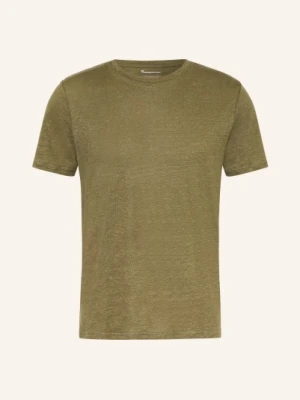 Knowledgecotton Apparel Koszulka Z Lnu gruen