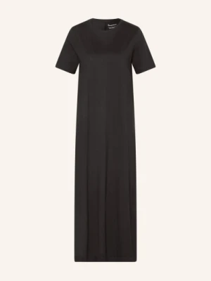 Knowledgecotton Apparel Sukienka Z Dżerseju schwarz