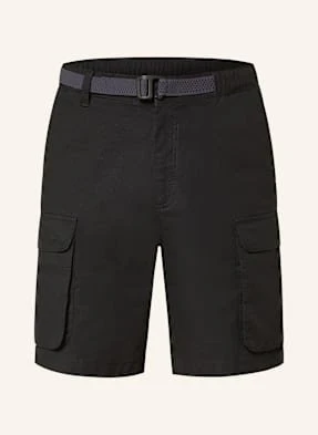 Knowledgecotton Apparel Szorty Bojówki Flint schwarz