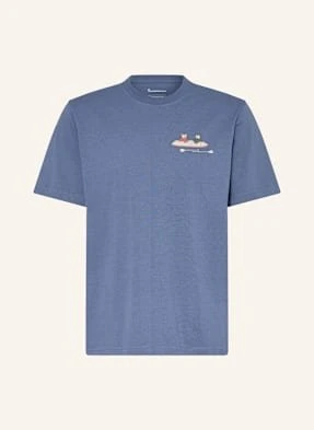 Knowledgecotton Apparel T-Shirt blau