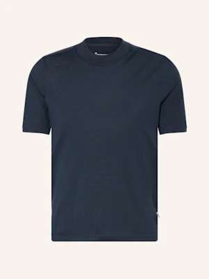 Knowledgecotton Apparel T-Shirt Cleaver blau