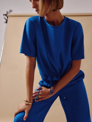 Kobaltowa bluzka TARANKO