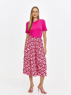 Kobieca bluzka w różowym kolorze Top Secret