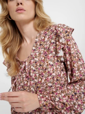 Kobieca bluzka z nadrukiem typu łączka Greenpoint