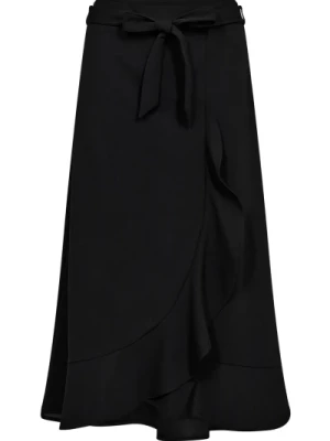 Kobieca Spódnica Emmalycc w Czarnym Kolorze Co'Couture