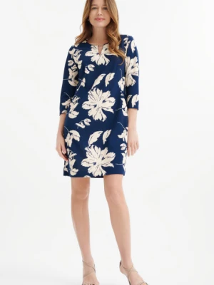 Kobieca sukienka w kwiatowy nadruk Greenpoint