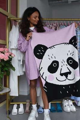 Kocyk Dziecięcy Panda Pink LAURELLA