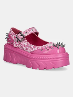 Koi Footwear baleriny Candyfloss Demon Spiked Stomper kolor różowy AK49