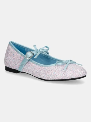 Koi Footwear baleriny Twinkles Glittery Ballet Shoes kolor niebieski FT03