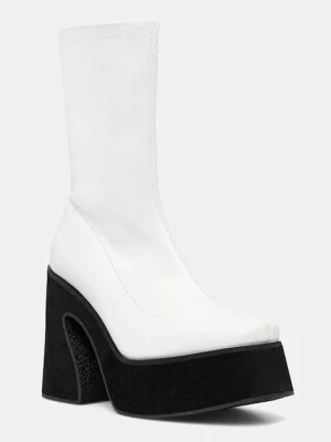 Koi Footwear botki GT1 damskie kolor biały na słupku