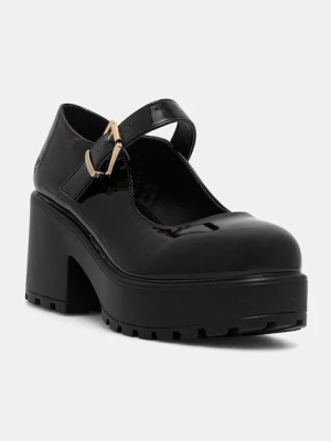 Koi Footwear czółenka TIRA Black Mary Jane Shoes Patent Edition