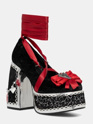 Koi Footwear czółenka x Twilight The Cold Ones kolor czarny na słupku DBP78