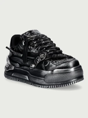 Koi Footwear Metamorphosis Distressed Platoform sneakersy damskie czarny