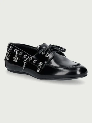 Koi Footwear mokasyny damskie RELIC FLAT MOCCASINS czarny